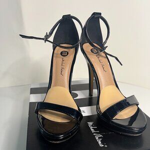 Michael Antonio black patent leather heels